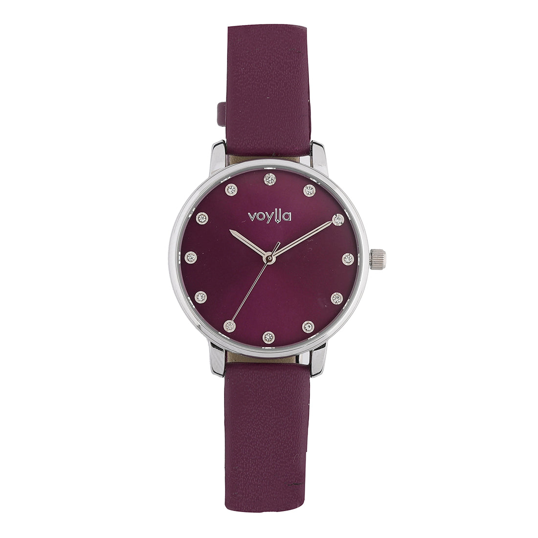 Watch, Silicone strap, Purple | Swarovski